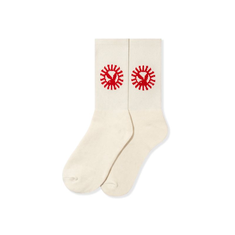 Îmbrăcăminte De Lounge Dama Playboy Sun Up Socks Albi | SYFM-61789