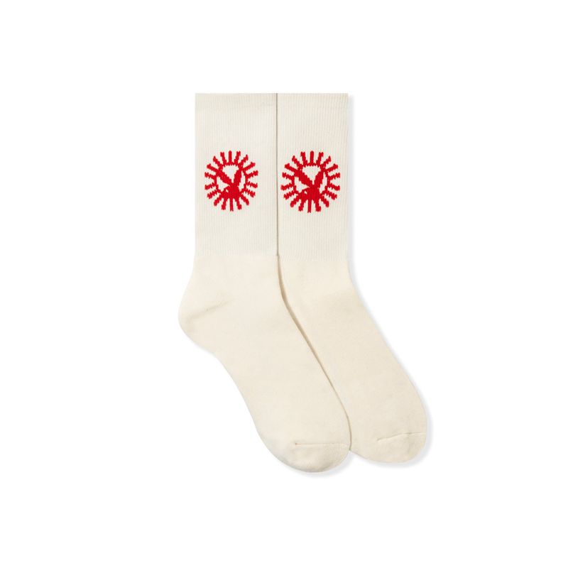 Îmbrăcăminte De Lounge Dama Playboy Sun Up Socks Albi | SYFM-61789