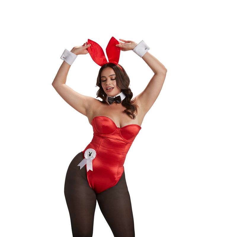 Costum De Iepuraș Dama Playboy The Official Rosii | RYOV-38905