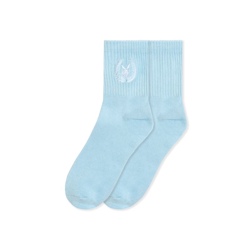 Îmbrăcăminte De Lounge Dama Playboy Laurel Leaf Socks Albastri Deschis | TKHD-02415